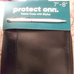 Tablet case with stylus